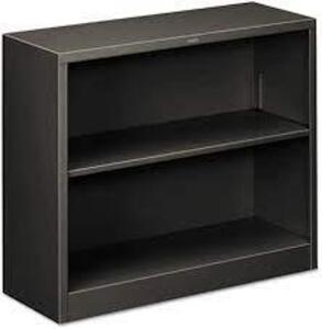 DESCRIPTION: (1) BRIGADE BOOKCASE BRAND/MODEL: HON #HONS30ABCS INFORMATION: BLACK SIZE: 12-5/8"D 34-1/2"W 29"H RETAIL$: $307.29 EA QTY: 1