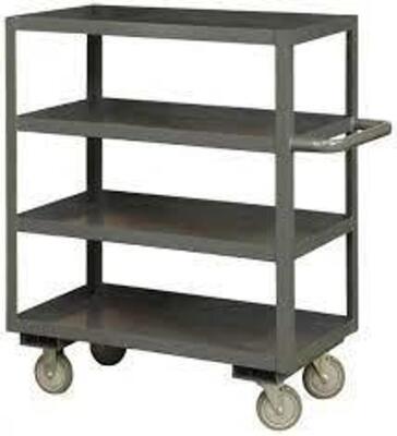 DESCRIPTION: (1) UTILITY CART BRAND/MODEL: DURHAM INFORMATION: 4 SHELVES RETAIL$: $602.51 EA QTY: 1