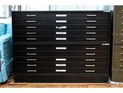 DESCRIPTION: (1) FILING CABINET, C-FILE BRAND/MODEL: MAYLINE INFORMATION: BLACK, MUST COME INSPECT DAMAGE SIZE: 9 DRAWER RETAIL$: $836.70 EA QTY: 1