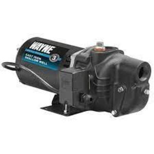 DESCRIPTION: (1) WELL PUMP BRAND/MODEL: WAYNE INFORMATION: CAST IRON SIZE: SHALLOW WELL RETAIL$: $389.99 EA QTY: 1