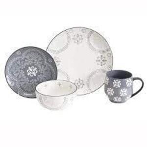 DESCRIPTION: (1) DINNERWEAR SET BRAND/MODEL: PHARA INFORMATION: GREY SIZE: 16 PIECES RETAIL$: $72.98 TOTAL QTY: 1