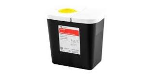 DESCRIPTION: (2) HAZARDOUS WASTE CONTAINERS BRAND/MODEL: KENDALL INFORMATION: BLACK RETAIL$: $17.67 EA QTY: 2