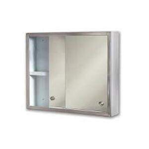 DESCRIPTION: (1) SLIDING DOOR SURFACE MOUNTED MEDICINE WINDOW BRAND/MODEL: KETCHAM #SD-2420 INFORMATION: STAINLESS STEEL SIZE: 24" X 20" RETAIL$: $166