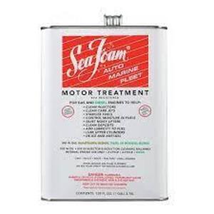 DESCRIPTION: (1) CAN OF GAS AND DIESEL TREATMENT BRAND/MODEL: SEAFOAM SIZE: 1 GALLON RETAIL$: $24.25 EA QTY: 1