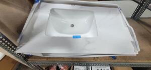 DESCRIPTION: (1) COUNTERTOP SINK INFORMATION: MUST COME INSPECT QTY: 1