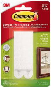 DESCRIPTION: (2) CASES OF (24) PICTURE HANGING STRIPS BRAND/MODEL: 3M COMMAND #17206-ES RETAIL$: $34.89 EA QTY: 2