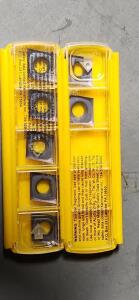 DESCRIPTION: (7) CCGT4305HP CARBIDE TURNING INSERTS BRAND/MODEL: KENNAMETAL CCGT120402HP KCU25 RETAIL$: 25.58 PER INSERT QTY: 7