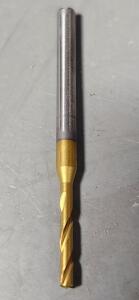 DESCRIPTION: (1) SOLID CARBIDE SCREW MACH. LENGTH DRILL BIT BRAND/MODEL: KENNAMETAL 4148845 SIZE: #41 140D RETAIL$: $66.56 QTY: 1