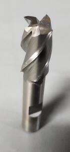 DESCRIPTION: (1) HSSCo8 4 FLUTE SQUARE END MILL BRAND/MODEL: HERTEL 74128380 SIZE: 12mm 1" LOC 3/8" SHANK RETAIL$: $30.71 EA QTY: 1