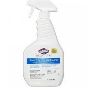 DESCRIPTION: (6) BLEACH GERMICIDAL CLEANER BRAND/MODEL: CLOROX HEALTHCARE SIZE: 1 QT RETAIL$: $23.48 EA QTY: 6