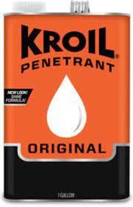 DESCRIPTION: (1) PENETRATING OIL BRAND/MODEL: KROIL #797A54 SIZE: 1 GALLON RETAIL$: $181.75 EA QTY: 1