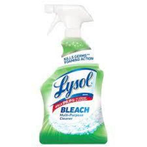 DESCRIPTION: (6) BLEACH MULTI PURPOSE CLEANER BRAND/MODEL: LYSOL SIZE: 32 FL OZ RETAIL$: $12.87 EA QTY: 6