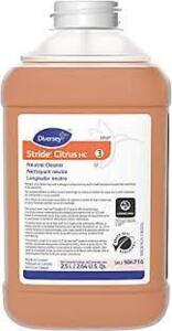 DESCRIPTION: (2) NEUTRAL CLEANER BRAND/MODEL: DIVERSEY STRIDE CITRUS HC SIZE: 2.5L RETAIL$: $400.00 TOTAL QTY: 2