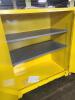 DESCRIPTION: (1) FLAMMABLES SAFETY CABINET BRAND/MODEL: JAMCO/FM120 INFORMATION: 120 GALLON, 2 DRUM CAPACITY, SIZE: 59" X 34" X 65" RETAIL$: $2,730.41 - 2