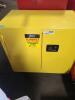 DESCRIPTION: (1) FLAMMABLES SAFETY CABINET BRAND/MODEL: JAMCO/FM22 INFORMATION: YELLOW, MANUAL CLOSE SIZE: 36" X 22" X 35", 22 GALLON RETAIL$: $1,023. - 2