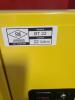 DESCRIPTION: (1) FLAMMABLES SAFETY CABINET BRAND/MODEL: JAMCO/FM22 INFORMATION: YELLOW, MANUAL CLOSE SIZE: 36" X 22" X 35", 22 GALLON RETAIL$: $1,023. - 3