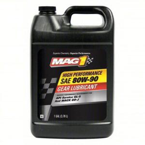 DESCRIPTION: (1) GEAR OIL BRAND/MODEL: MAG1 INFORMATION: 80W-90 SIZE: 1 GALLON RETAIL$: $27.99 EA QTY: 1