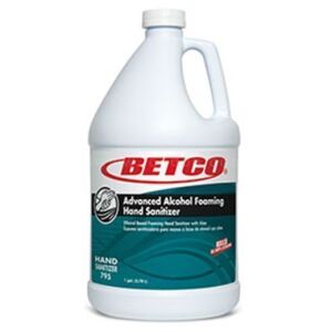 DESCRIPTION: (4) ANTIBACTERIAL FOAMING HAND SANITIZER BRAND/MODEL: BETCO #75504-00 SIZE: 1 GALLON RETAIL$: $175.99 TOTAL QTY: 4