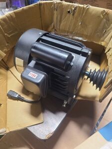 DESCRIPTION: (1) ELECTRIC MOTOR BRAND/MODEL: JET #WJ7412 SIZE: 3/4 HP RETAIL$: $125.14 EA QTY: 1