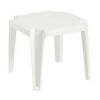 DESCRIPTION: (6) PLASTIC OUTDOOR TABLE BRAND/MODEL: GROSFILLEX SIZE: 17X17 RETAIL$: $117.00 TOTAL QTY: 6