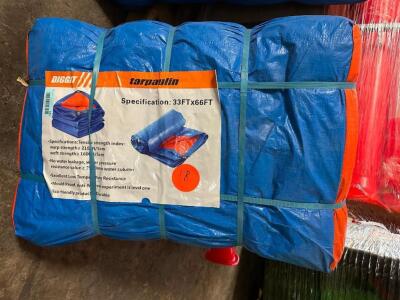 DIGGIT TRAPAULIN 33' X 66' BLUE TARP