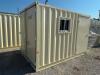 12 FT STORAGE CONTAINER Single Walk Door, Window, Fork Pockets - 3