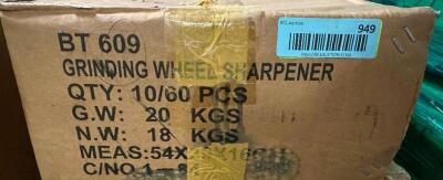 (1) CASE OF BT609 GRINDING WHEEL SHARPENERS