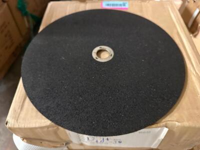 (5) CASES OF 12" SILICON CUTTING DISCS.