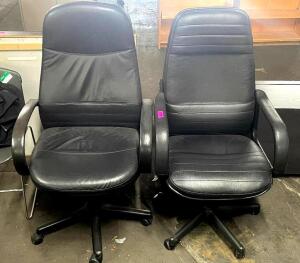 (2) - PC. OFFICE ROLLING CHAIR SET