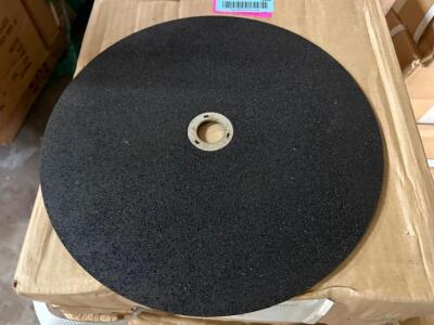 (4) CASES OF 16" SILICON CUTTING DISCS.