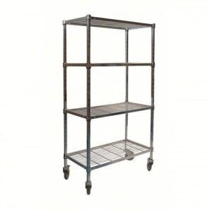 DESCRIPTION: (1) BLACK WIRE UTILITY CART BRAND/MODEL: ULINE INFORMATION: BLACK SIZE: 48X24X40 RETAIL$: $185.00 EA QTY: 1