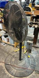 DESCRIPTION: INDUSTRIAL PEDESTAL FAN LOCATION: WAREHOUSE QTY: 1