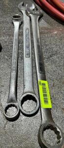 DESCRIPTION: (3) OPEN END BOX WRENCHES LOCATION: WAREHOUSE THIS LOT IS: ONE MONEY QTY: 1