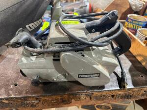 DESCRIPTION: PORTER CABLE 362 BELT SANDER BRAND / MODEL: PORTER CABLE LOCATION: WAREHOUSE QTY: 1