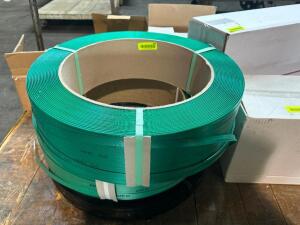 DESCRIPTION: (2) 5/8" X 4000' ROLLS OF PLASTIC BANDING MATERIAL LOCATION: WAREHOUSE THIS LOT IS: SOLD BY THE PIECE QTY: 2