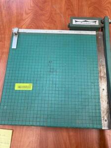 DESCRIPTION: PREMIER PAPER CUTTER LOCATION: DOWNSTAIRS OFFICE QTY: 1