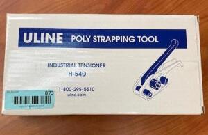 DESCRIPTION: ULINE POLY STRAP TOOL LOCATION: DOWNSTAIRS OFFICE QTY: 1