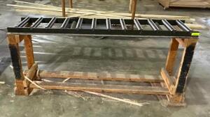 DESCRIPTION: CONVEYOR ROLLER STAND SIZE: 72"X12"X34" QTY: 1