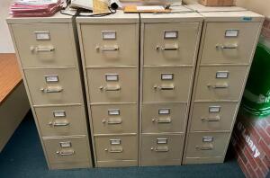 DESCRIPTION: (4) 4-DRAWER FILING CABINETS QTY: 4