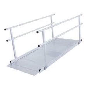 DESCRIPTION: (1) SOLID SURFACE RAMP FOR WHEELCHAIR ACCESS BRAND/MODEL: SILVER SPRING #SSGHR-10 INFORMATION: ALUMINUM SIZE: 10' RETAIL$: $1229.99 EA QT