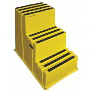 DESCRIPTION: (1) PLASTIC BOX STEP BRAND/MODEL: PART NUMBER #44ZJ63 INFORMATION: YELLOW SIZE: 28 3/4 HEIGHT 500 LB CAP RETAIL$: $212.31 EA QTY: 1