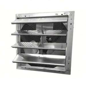 DESCRIPTION: (1) SHUTTER MOUNT EXHAUST FAN BRAND/MODEL: DAYTON #484X39 SIZE: 16" BLADE RETAIL$: $222.49 EA QTY: 1