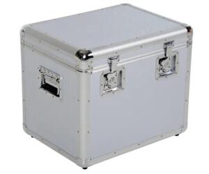 DESCRIPTION: (1) LOCKING STORAGE CASE INFORMATION: SILVER SIZE: 21"W X 18" H X 16" D RETAIL$: $147.95 EA QTY: 1