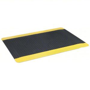 DESCRIPTION: (1) DIAMOND TUFF ANTI FATIGUE MAT BRAND/MODEL: NORTRAX #52ZZ25 INFORMATION: BLACK WITH YELLOW SIZE: 2' X 5' RETAIL$: $119.40 EA QTY: 1