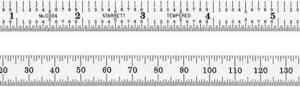 DESCRIPTION: (1) BOX OF (75) FLEX CF RULERS BRAND/MODEL: STARRETT #56207343 INFORMATION: 150 MM SIZE: SLEEVE INCLUDED RETAIL$: $34.50 EA QTY: 1