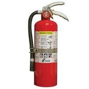 DESCRIPTION: (1) FIRE EXTINGUISHER AND BRACKET BRAND/MODEL: KIDDE INFORMATION: RED SIZE: 5MB-6H RETAIL$: $219.99 EA QTY: 1