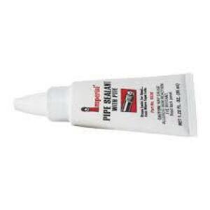 DESCRIPTION: (6) TUBES OF PIPE SEALANT WITH PTFE BRAND/MODEL: IMPERIAL #12412 INFORMATION: WHITE SIZE: 1.2 FL OZ RETAIL$: $9.35 EA QTY: 6