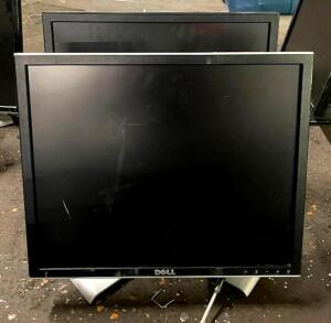 (2) DELL COMPUTER MONITORS