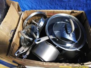 DESCRIPTION: (1) COOKWARE SETINFORMATION: APPROX 8PCSQTY: 1