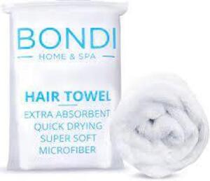 DESCRIPTION: (3) HAIR AND BODY TOWEL BRAND/MODEL: SPA MICROFIBER INFORMATION: WHITE RETAIL$: $8.49 EA QTY: 3